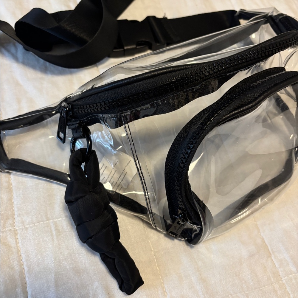 Clear Black Trim Crossbody Bag from Nordstrom